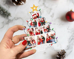 Family Christmas Ornament, Custom Photo Family Tree Ornament, Christmas Tree Ornament 2024, Family Keepsake, Xmas Gifts, Christmas Decor