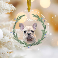 Personalized Pet Ornament, Custom Dog Christmas Ornament, Pet Ornament Using Photo, Cat Christmas Photo Ornament, Pet Portrait Name Gift