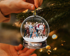 Custom Family Photo Ornament, Family Christmas Ornaments, Big Family Ornament 2024, Personalized Family Photo Keepsake, Christmas Gifts