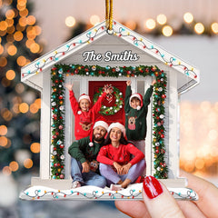 Christmas In Our Home - Personalize Acrylic Photo Ornament