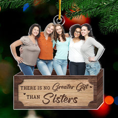 Family Custom Photo The True Spirit Of Christmas - Family Personalized Custom Ornament - Acrylic Custom Shaped - Christmas Gift For Family Members