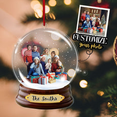 Custom Family Photo Ornament, Family Christmas Ornaments, Big Family Ornament 2024, Personalized Family Photo Keepsake, Christmas Gifts