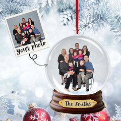 Custom Family Photo Ornament, Family Christmas Ornaments, Big Family Ornament 2024, Personalized Family Photo Keepsake, Christmas Gifts