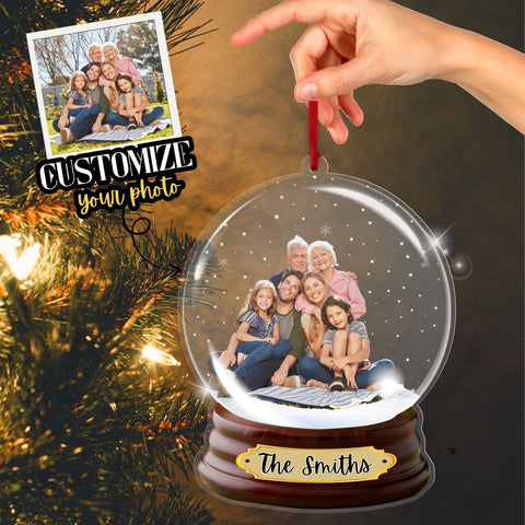 Custom Family Photo Ornament, Family Christmas Ornaments, Big Family Ornament 2024, Personalized Family Photo Keepsake, Christmas Gifts